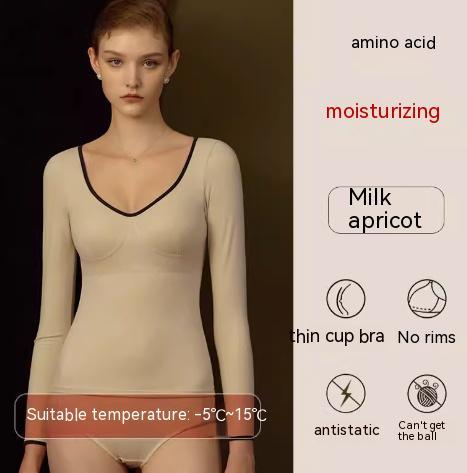 Self-heating Autumn Coat Base With Chest Pad Muscle Base