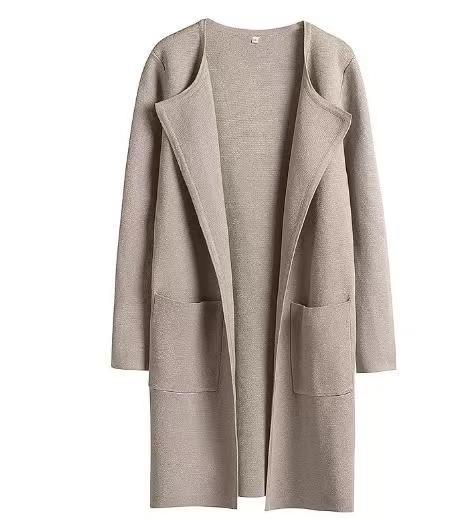 Fashion All-match Comfort And Casual Woolen Turn-down Collar Coat